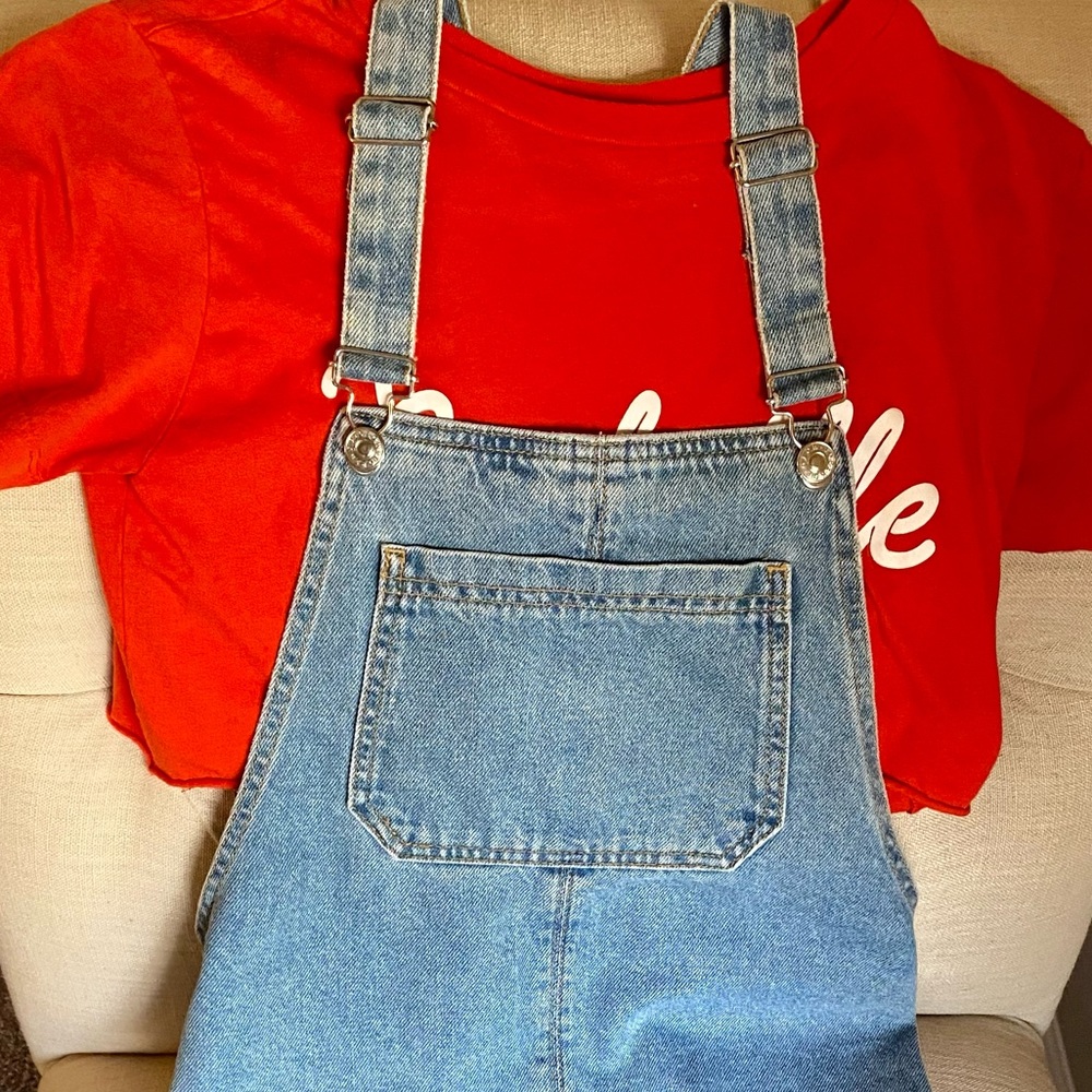 Topshop Overall Dress